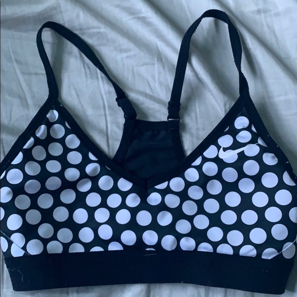 Poka-dot NIKE bra